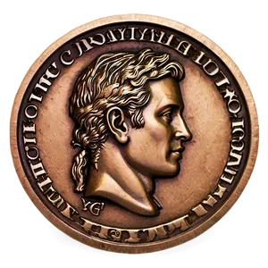 Detailed Bronze Coin Png Wev33 PNG image