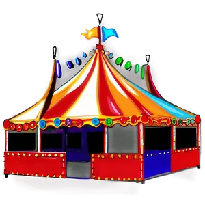 Detailed Carnival Tent Sketch Png Nqe PNG image