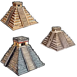 Detailed Chichen Itza Map PNG 06252024