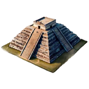 Detailed Chichen Itza Map PNG Fjn
