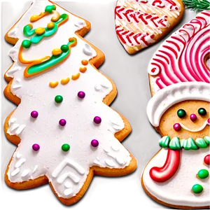 Detailed Christmas Cookie Decorating PNG Jtm PNG