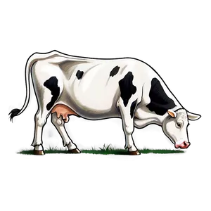 Detailed Cow Drawing Png Ook20 PNG image