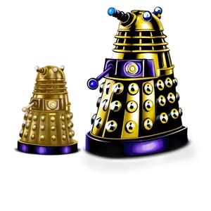 Detailed Dalek Sketch Png 27 PNG image