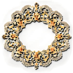 Detailed Doily Pattern PNG 43