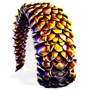 Detailed Dragon Scales PNG Jbb