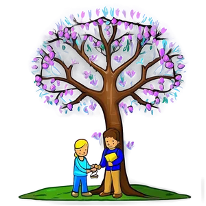 Detailed Family Reunion Tree PNG Nrf25 PNG