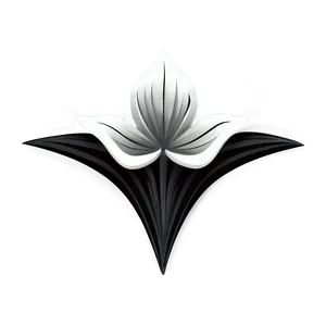 Detailed Flower Black And White Png 05252024 PNG image