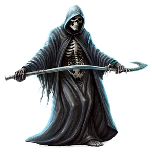 Detailed Grim Reaper Png 05062024 PNG image