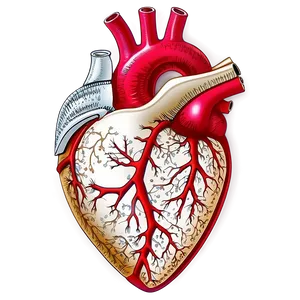 Detailed Heart Drawing Png Sqi PNG image