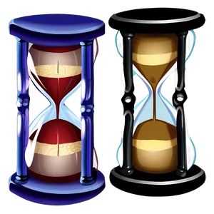 Detailed Hourglass Drawing PNG 60