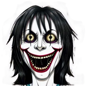 Detailed Jeff The Killer Drawing Png Kgn PNG image