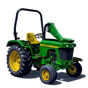 Detailed John Deere Tractor Sketch Png 06262024 PNG image