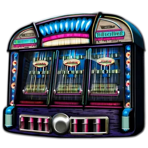 Detailed Jukebox Buttons PNG 06112024