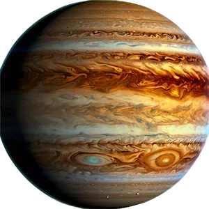 Detailed Jupiter Map PNG Qje59 PNG