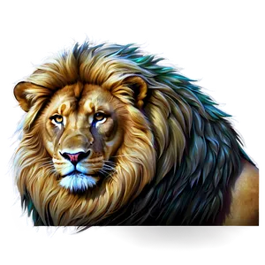 Detailed Lion Mane PNG 06122024