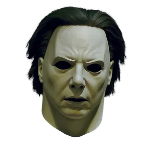 Detailed Michael Myers Face Drawing PNG Dar21