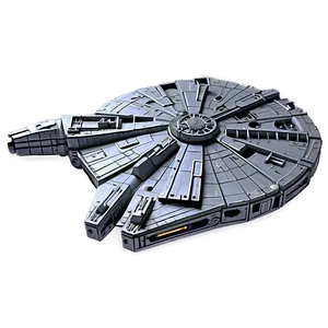 Detailed Millennium Falcon Model PNG Rvj PNG