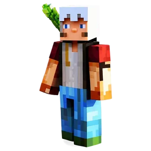Detailed Minecraft Characters PNG 05252024