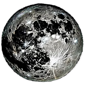 Detailed Moon Surface Texture PNG 75 PNG