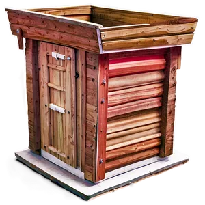 Detailed Outhouse Construction Plan PNG 59 PNG