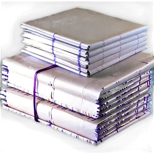 Detailed Paper Stack Png 06132024 PNG image