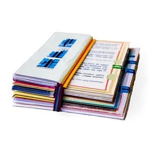 Detailed Paper Stack Png Iqi90 PNG image