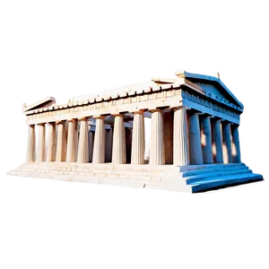 Detailed Parthenon Drawing PNG Djj PNG