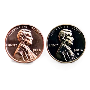 Detailed Pennies PNG 32