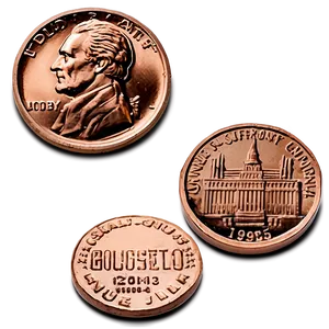 Detailed Pennies PNG Xvo5 PNG