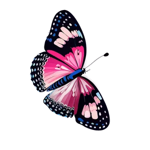 Detailed Pink Butterfly Illustration Png 06212024 PNG image