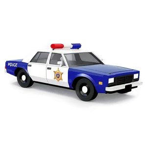 Detailed Police Car Design PNG 06132024 PNG
