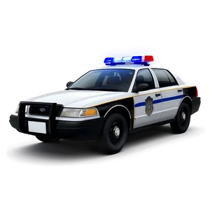 Detailed Police Car Design PNG 54 PNG