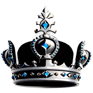 Detailed Queen Crown Silhouette PNG Juo83 PNG
