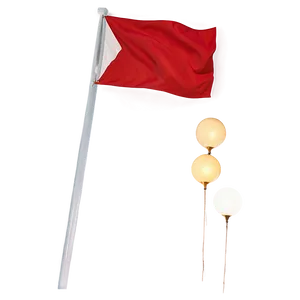 Detailed Red Flag Representation PNG 05252024 PNG