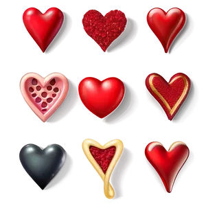 Detailed Red Heart Emoji Png 06262024 PNG image