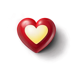 Detailed Red Heart Emoji Png 83 PNG image