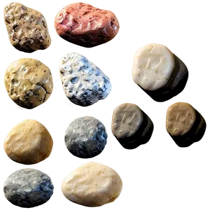 Detailed River Rock Types Png 59 PNG image