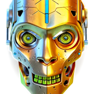 Detailed Robot Head Png 53 PNG image