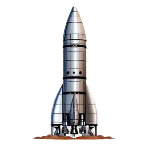Detailed Rocket Png Glf PNG image