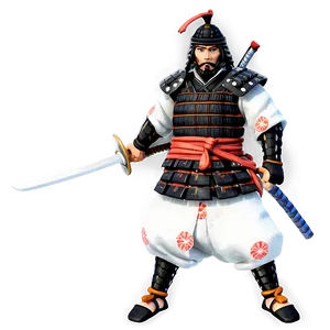 Detailed Samurai PNG 42