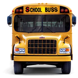 Detailed School Bus Blueprint Png Lsf30 PNG image