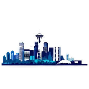 Detailed Seattle Skyline Architecture PNG 06252024