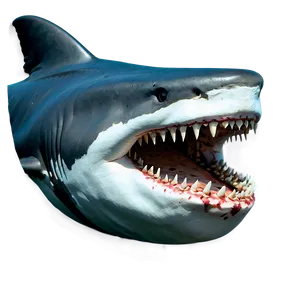 Detailed Shark Jaw Drawing Png 06292024 PNG image