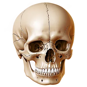 Detailed Skeletal Anatomy Illustration Png Rup PNG image