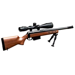 Detailed Sniper Rifle Model Png 06262024 PNG image