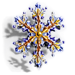 Detailed Snowflake Art Png Xws PNG image