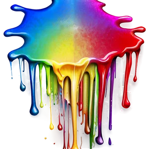 Detailed Spray Paint Drip PNG 06282024