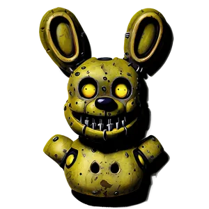 Detailed Springtrap Drawing PNG 05252024