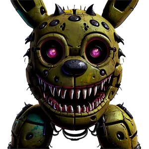 Detailed Springtrap Drawing PNG Vnb PNG