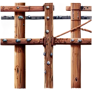 Detailed Telephone Pole Drawing PNG Evd15 PNG